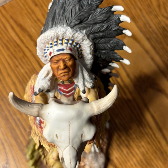 Vint. Prayer to the Great Spirit Limited Edition Statue American Indian Heritage - Picture 4 of 7